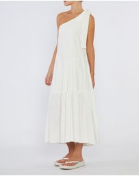 Amelius - Aruba Linen One Shoulder Dress