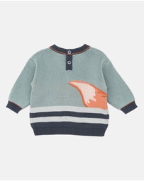 Fox & Finch - Mr Fox in Mittens Knitted Jumper - Babies