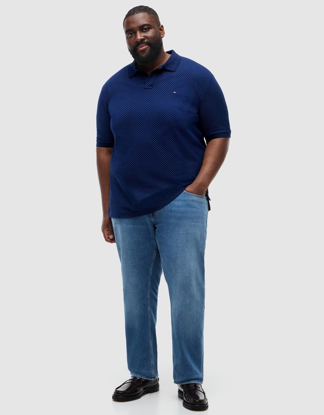 Tommy Hilfiger - Big & Tall Regular Fit Geometric Print Polo Shirt