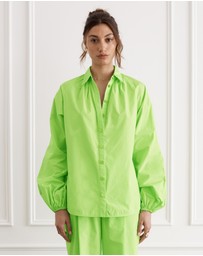 Heaven Australia - Verde Lucile Blouse