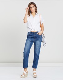 White By FTL - Houston Mum Jeans