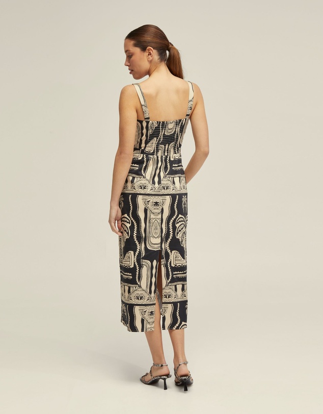 Oxford - Margot Printed Dress