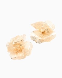 Lovisa - Gold Plated Laser Cut Full Flower Earrings
