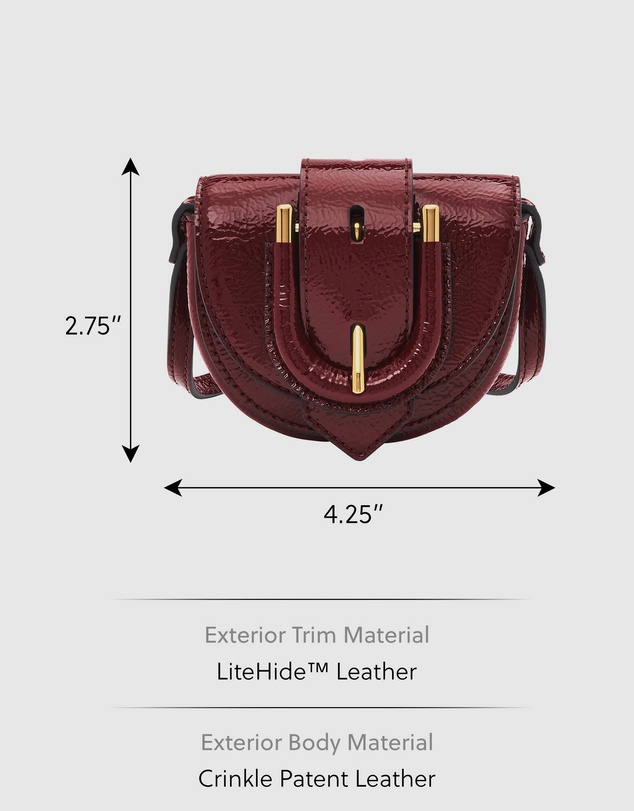 Fossil - Harwell Maroon Crossbody Bag