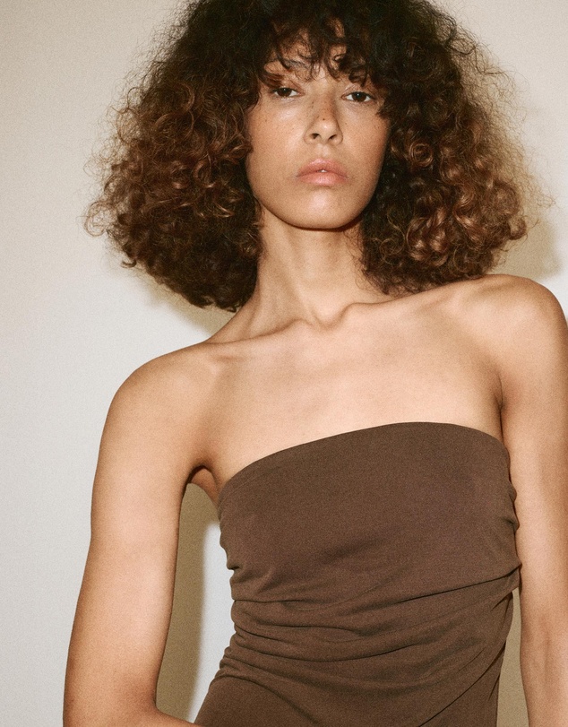 M.N.G - Asymmetric Hem Bandeau Dress