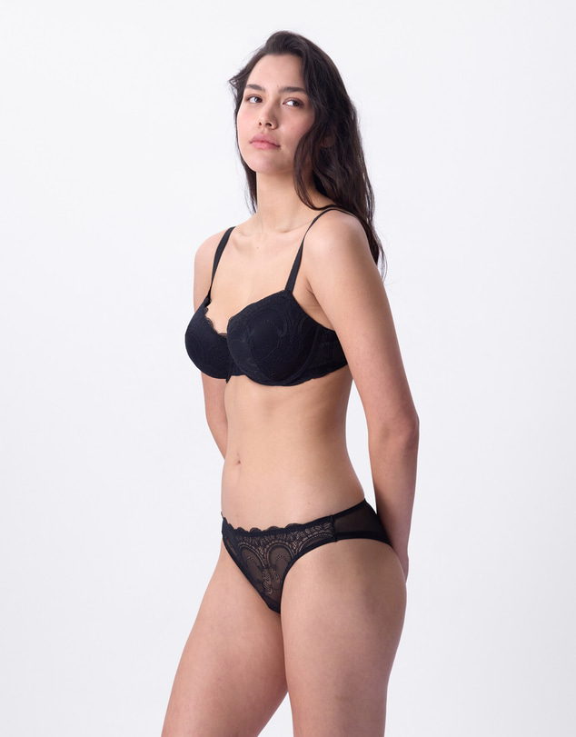 Bras N Things - Arya Brazilian Knicker - Black
