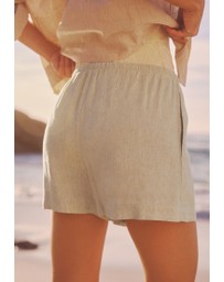 NEXT - Drawstring Waist Boy Shorts With Linen
