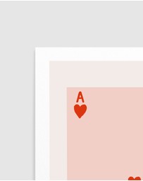 Olive et Oriel - Ace Of Hearts by Treechild Art Print