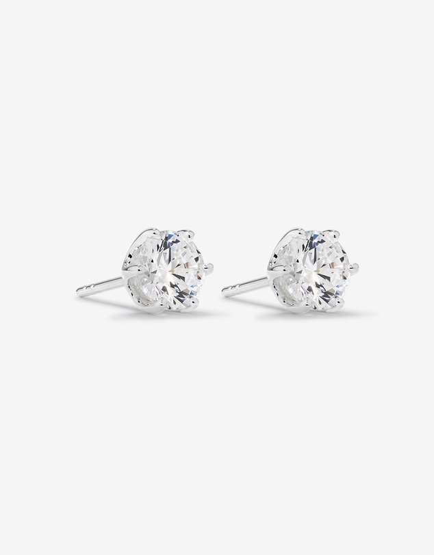 Michael Hill - Stud Earrings with Cubic Zirconia in Sterling Silver