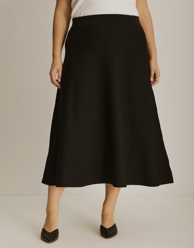 Atmos&Here Curvy - Mabel Midi Skirt