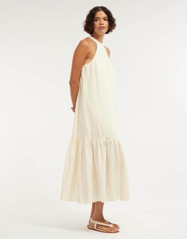 Amelius - Frankie Tie Neck Maxi Dress