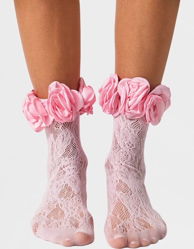 High Heel Jungle - Lace Ring A Rosie Socks
