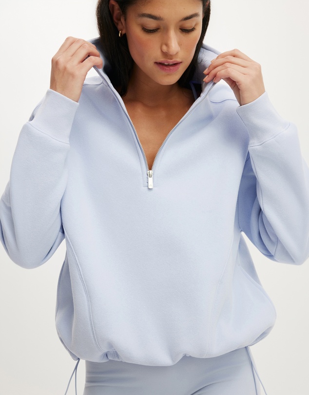 Cotton On Body Active - Plush Half Zip Sweatshirt