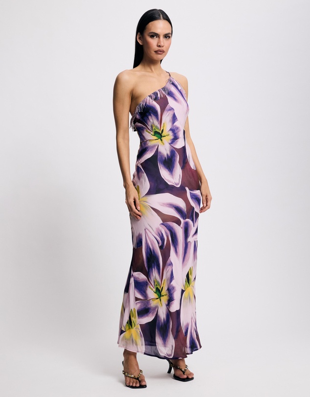 Lover - Electra Beaded Fringe Maxi Dress
