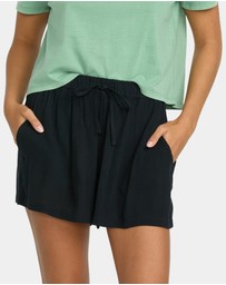 Volcom - Womens Stone Shine Elastic Waist Shorts