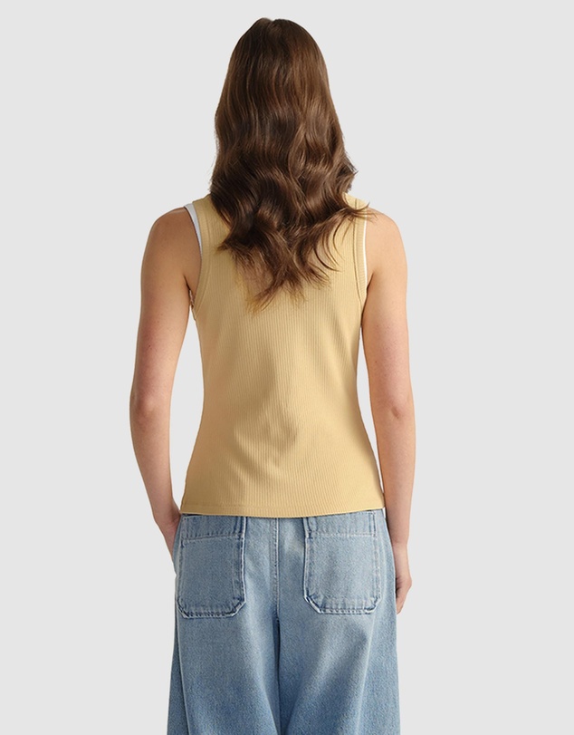 Decjuba - D-Luxe Ribbed Scoop Tank