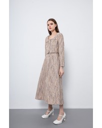 Glamorous - Vintage court-inspired contrasting tweed jacket