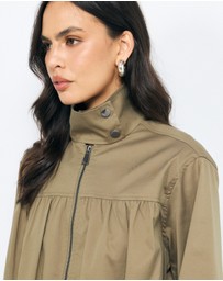 AERE - Isla Lightweight Funnel Neck Bomber