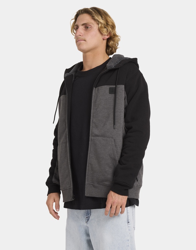 Volcom - Mens Division Lined Zip Up Hoodie