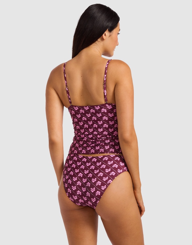 Seafolly - Batik Bloom Square Neck Tankini Bikini Top