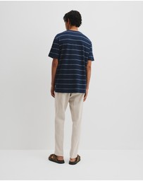 Country Road - Hemp Slub Stripet-shirt
