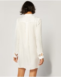 Winona -  Aubrey Shirt Dress White
