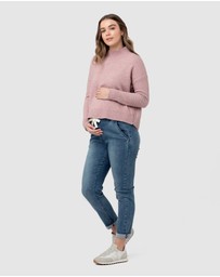 Ripe Maternity - Jade Crop Nursing Knit