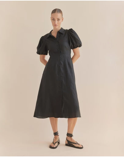 Amelius - Julius Linen Midi Dress
