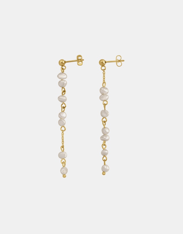 Zoe Olivia - Waterproof Freshwater Pearl Drop Stud Earrings