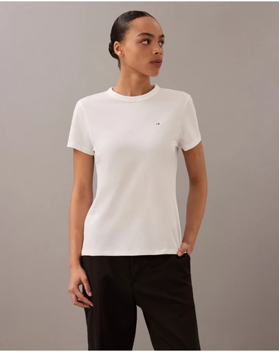 Calvin Klein - Slim Ribbed T-Shirt