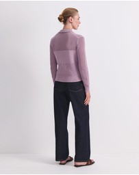 Sportscraft - Elka Pointelle Shirt Cardigan