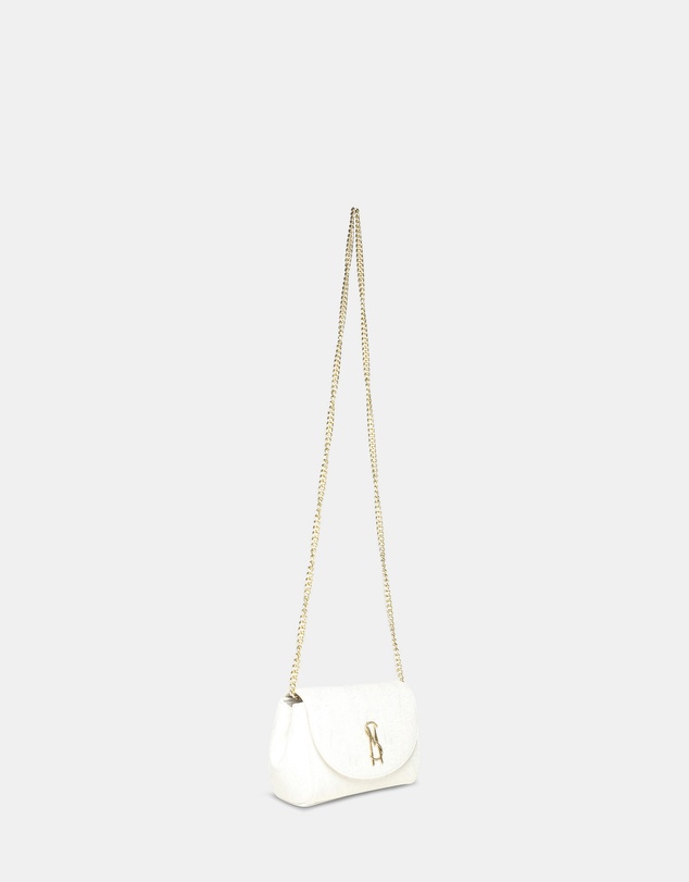 Steve Madden - BNylah White/Gold Crossbody Bag