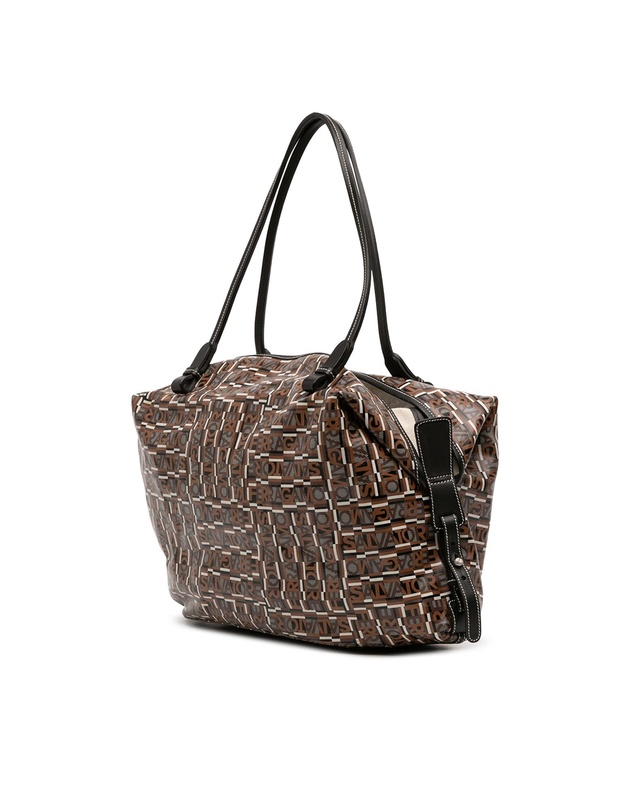 Pre-Loved by Azura Reborn - Pre-Loved Gancini Coated Canvas Tote