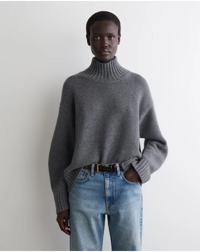 COS - Cashmere Funnel-Neck Jumper