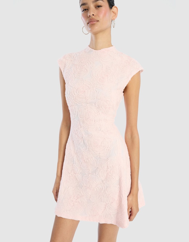 ROTATE - Mesh Mini Dress