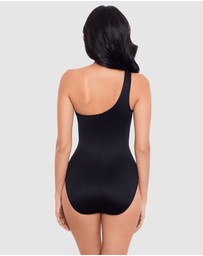 Miraclesuit Swimwear  - Tribal Tigress Jena One Shoulder Tummy Control Swimsuit
