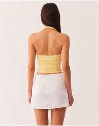 SNDYS - LEXIE TWIST HALTER TANK - ICONIC EXCLUSIVE
