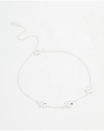 Lovisa - Sterling Silver Flower Trio Bracelet