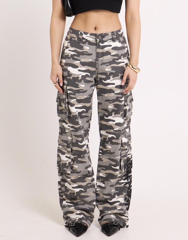 Neon Hart - Camo Cargo Pants