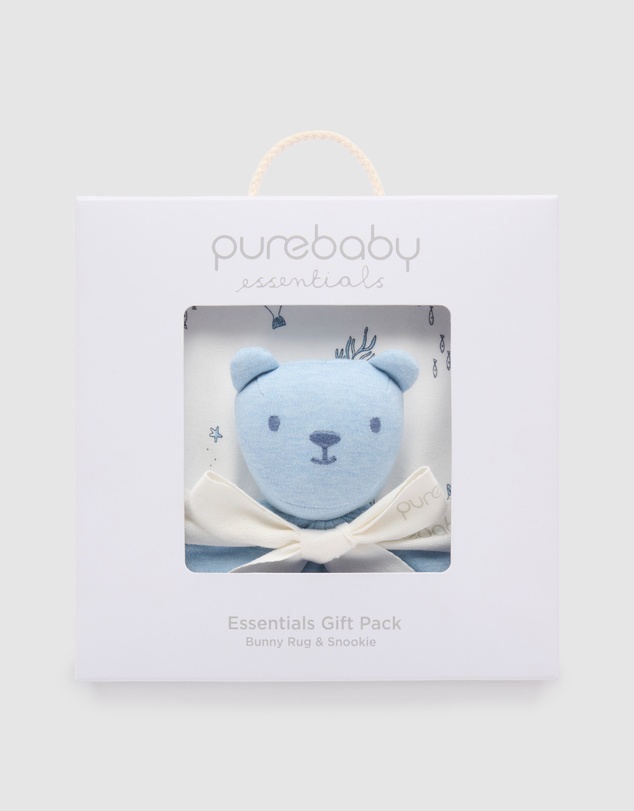 Purebaby - Bunny Rug  & Snookie Gift Pack-Babies