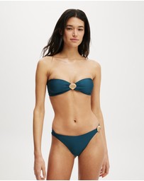 Cotton On Body - Strapless Gathered Bandeau Bikini Top