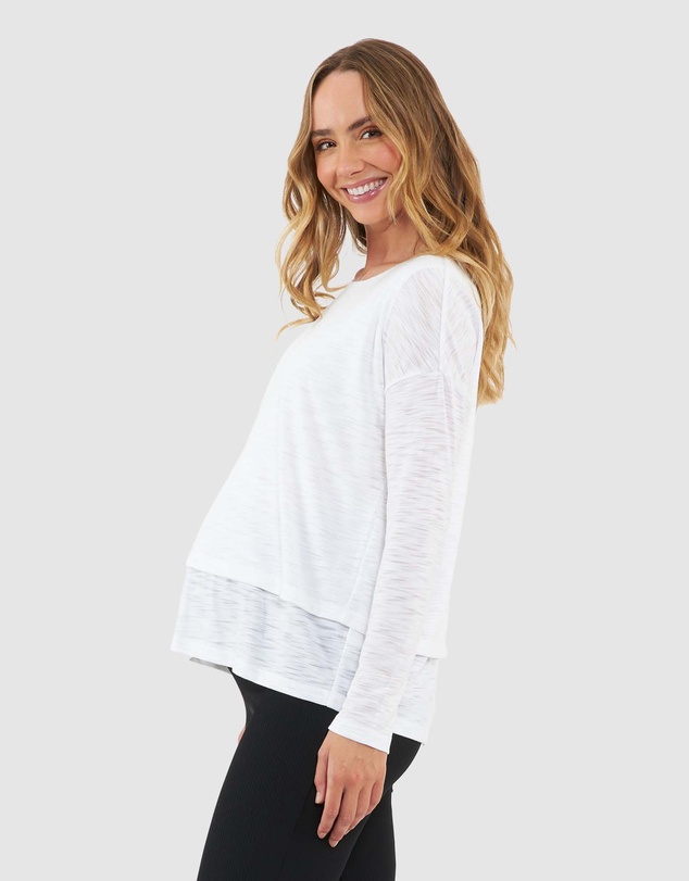 Ripe Maternity - Jazmin Long Sleeve Nursing Top