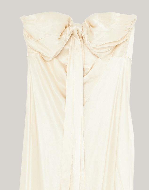 Revibe - Repaired Shona Joy La Lune Ruched Halter Maxi Dress - AU 12