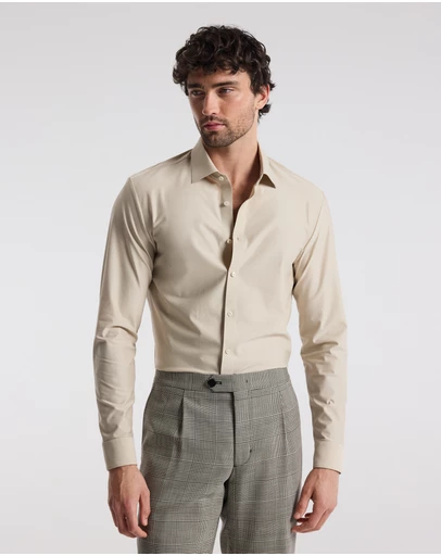 Calibre - Precision Stretch Twill Shirt Natural
