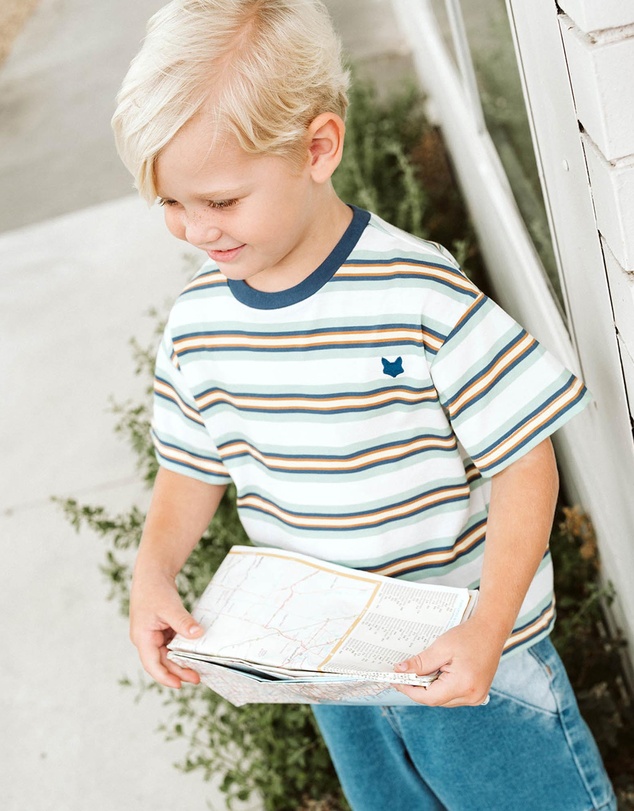 Fox & Finch - Casablanca Stripe Tee - Kids