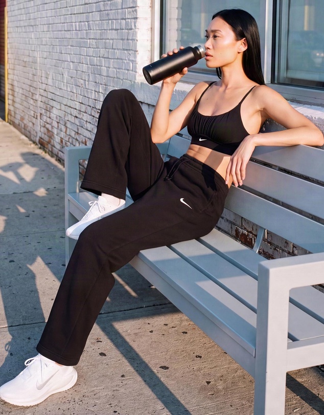 Nike - Sportswear Phoenix Fleece High-Waisted Wide-Leg Pants