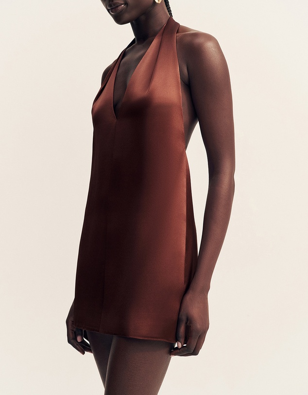 Shona Joy - Savanna Halter Neck Mini Dress