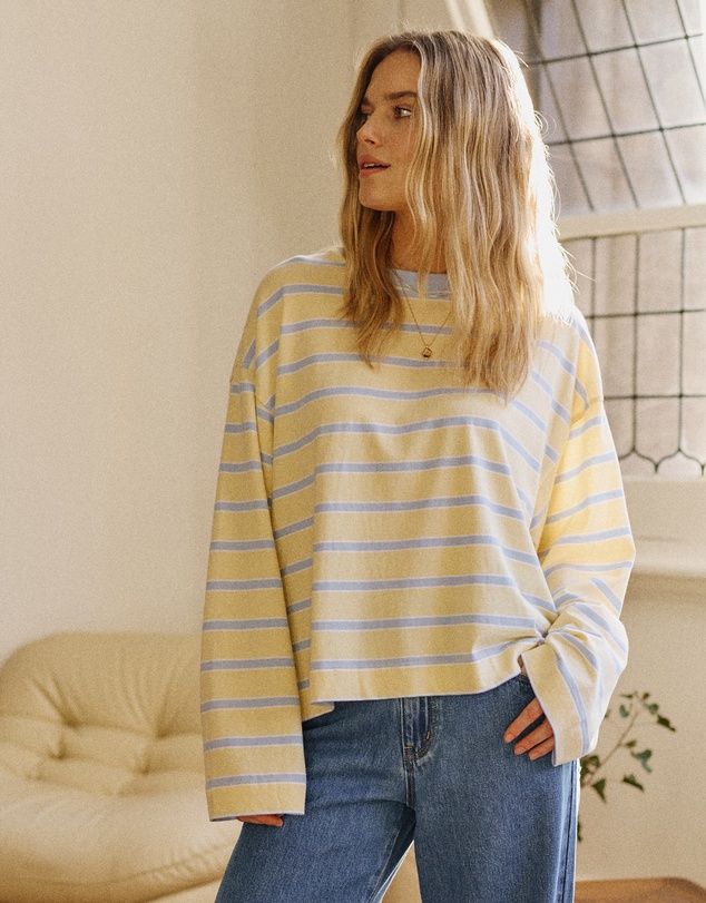 Ceres Life - Beau Long Sleeve Slouchy Tee