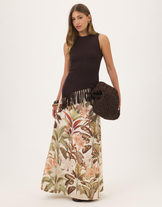 Atmos&Here - Lily Cotton Maxi Skirt