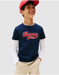Tommy Hilfiger - Varsity Interlock SS T-Shirt - Teens